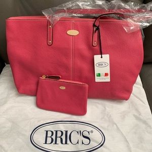 Bric's handbag with matching pouch